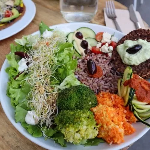 Veganes Retreat-Essen